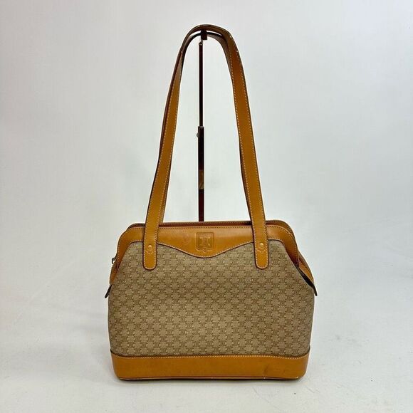 CELINE Handbags - Vintage Celine Monogram Coated Canvas Tote